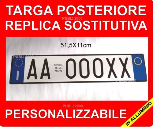 Targa auto replica - auto,