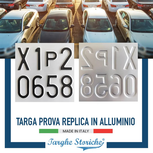 Targa prova replica - replica, |