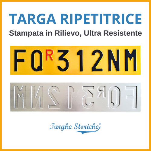Targa ripetitrice portabici - ripetitrice,