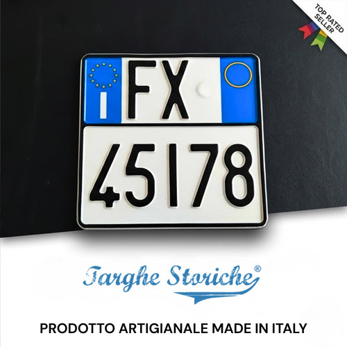Replica targa moto - targa, decorativa