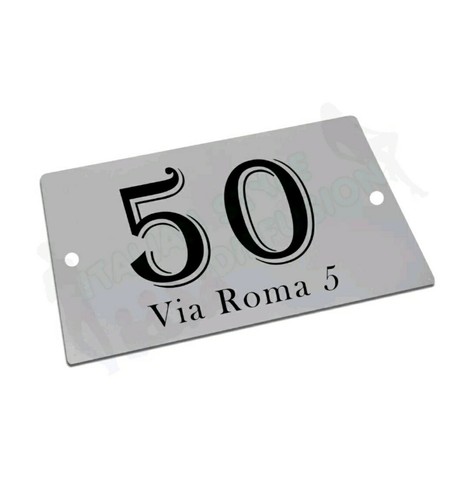 Targa numero civico - targa,