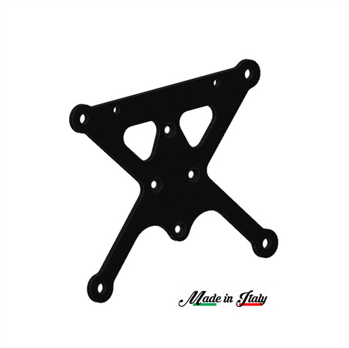 Supporto targa alluminio - in,