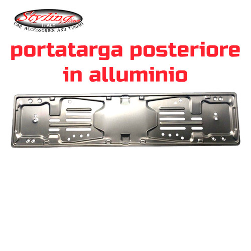 Portatarga auto posteriore - portatarga, in